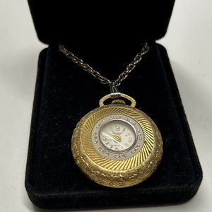 Pocket Watch Style 22” Necklace from Macy’s